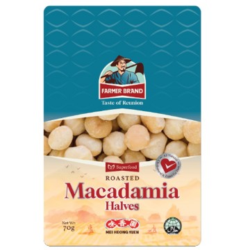 Roasted Macadamia Halves (Unsalted)