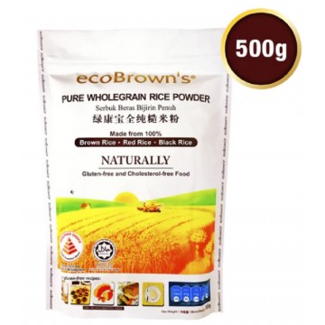 ecoBrown’s Wholegrain Rice Powder 500g (Healthier Choice)